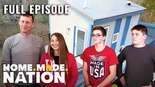 Big Family Downsizes Into a 750 Sq. Ft. Space (S4, E22) | Tiny House Nation | Full Episode