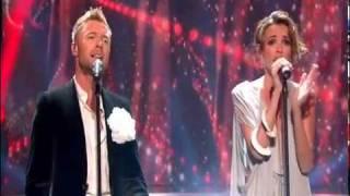 Nadine performs with Boyzone on 'A Tribute to Stephen Gately'