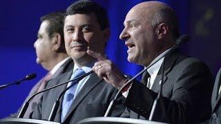 Kevin O’Leary chided for time in U.S. at Tory leadership debate