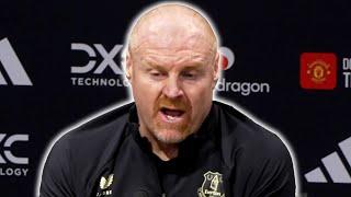 'Most managers fix goals with a CHEQUEBOOK! We haven’t had that…' | Sean Dyche | Man Utd 4-0 Everton