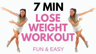 Lose Weight Workout  7 Minute Workout  All Standing & Low Impact