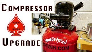 ULTRA QUIET  Refrigerator Air Compressor Upgrade Build