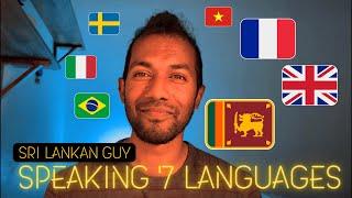 Sri Lankan Guy Speaking 7 Languages [Subtitles]