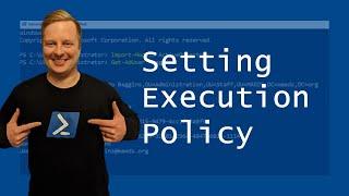 Lesson 4 - Code with Football - Set Execution Policy