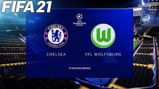 FIFA 21 - Chelsea vs Wolfsburg - UEFA Champions League | Gameplay & Full match