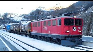 Swiss Trains: Rhätische Bahn / Rhaetian Railway's Ge 6/6 II Electric Locos