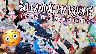 cleaning my room for the first time in 8 months