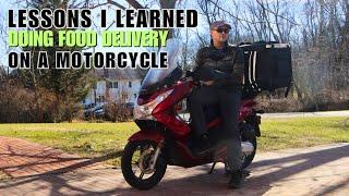 Lessons I learned from doing food delivery on a motorcycle