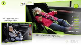 kiddy evo-lunafix und evoluna i-size - Babyschale mit Liegefunktion