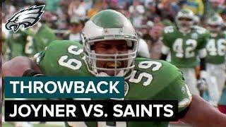 Seth Joyner's Extreme Versatility vs. Saints (1992) | Eagles Old School All-22