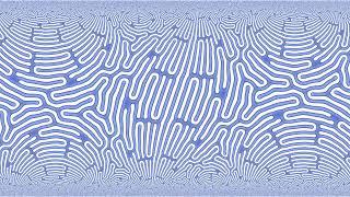 Gray-Scott reaction diffusion simulation on the hyperbolic orbifold 3222