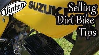 Selling Your Vintage Dirt Bike- VintCo Vintage Dirt Bike Tech Tip