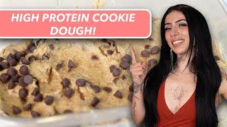 High Protein Vegan Cookie Dough! | Healthy Dessert