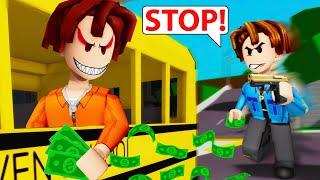 ROBLOX Brookhaven RP - FUNNY MOMENTS: Twins: Cop vs Thief | Roblox Idol