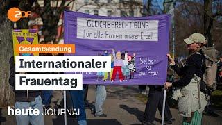 heute journal vom 08.03.2025 Internationaler Frauentag, Sondierungen, Angriffe auf die Ukraine