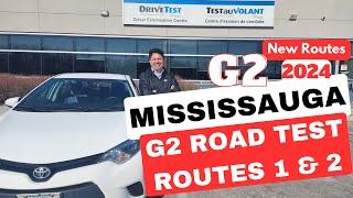 Mississauga G2 Road Test Route | Full Route | New G2 Driving Test Routes 2024
