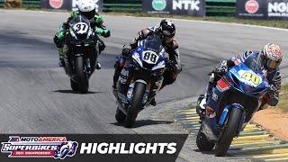 MotoAmerica Supersport Race 2 Highlights at VIR 2021