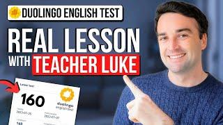 Duolingo English Test: Real Lesson with Teacher Luke 2025!