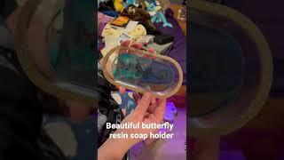 Unbelievable: This Gorgeous Butterfly Soap Dish is Made out of Resin