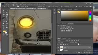 Turn On Car Headlights in Photoshop 2023 | photoshop tutorials | Tech Tamil hunter