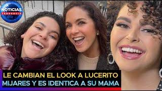 Le cambian el look a Lucerito Mijares y es idéntica a su mamá #luceritomijares #lucero #mijares