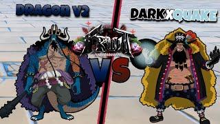 DRAGON V2 VS DARKXQUAKE [FRUIT BATTLEGROUNDS]