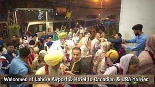 Welcomed at LAHORE AIRPORT & Hotel to Canadian & USA Yatries