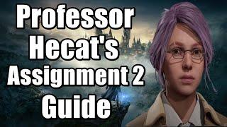 Hogwarts Legacy Professor Hecat's Assignment 2 Guide - How To Unlock Expelliarmus Spell