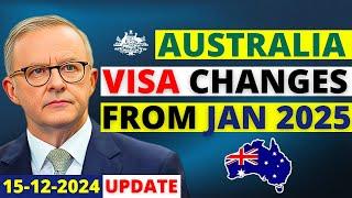 Australia Visa Changes From January 2025 | Australia Visa Update