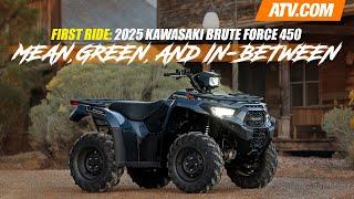 First Ride: 2025 Kawasaki Brute Force 450