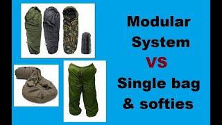 DOUBLE BAG SLEEP SYSTEM VS SINGLE BAG & SOFTIES AS PJS....bexbugoutsuvivor