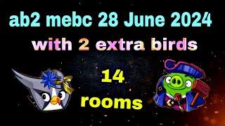 Angry birds 2 mighty eagle bootcamp Mebc 28 June 2024 with 2 extra birds silver+leo#ab2 mebc today