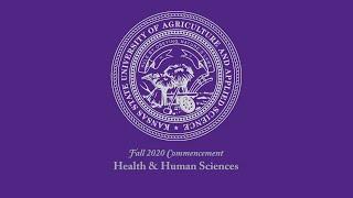 Health and Human Sciences | Commencement Fall 2020