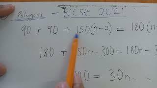 KCSE 2021 - POLYGONS