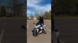 ️ #flirt #bikergirl #bikerchick #ninja300 #kawasaki #motorcyclegirl #cute