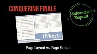 SR-1 Page Format vs. Page Layout