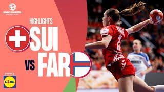 Switzerland  Faroe Islands | Highlights | Women’s EHF EURO 2024