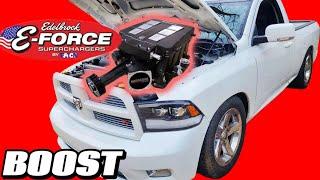 Edelbrock Supercharger Testing/Tuning On A RAM Truck 5.7 Hemi