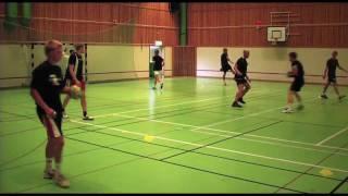 Handball training in Åhus Sweden