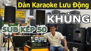 Toàn hàng Nhập Giá Chỉ 60tr Sở Hữu Ngay dàn Karaoke nhạc sống .Sub kép 50 SAsound full NX15 Motivity