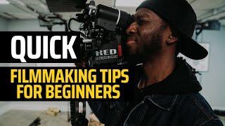 Quick Filmmaking Tips for beginners: Elevate Your Craft with Camera Lighting and Editing Hacks !