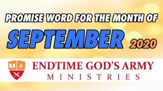 Promise Word for the Month of September | EndTime God's Army Ministries