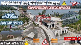 Fruškogorski koridor: 5. Novosadski most preko Dunava i Most preko Dunava do Bulevara Evrope dronom