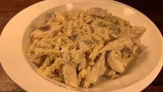 پاستا آلفردو با مرغ - chicken alfredo pasta