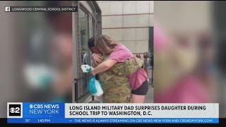 Long Island Military Dad Surprises Daughter During School Trip To Washington, D.C.