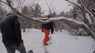 Winter Camping for the first time in Ontario with a Quinzhee