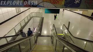 【4K Walking】Dhoby Ghaut Exit E to Purple Line Platform