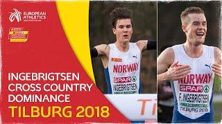 Ingebrigtsen DOUBLE -  Tilburg 2018 European Cross Country Championships