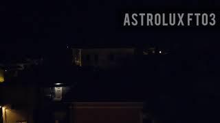 Sofirn SP36 vs Astrolux FT03 vs Ultrafire C12 - 50m beam comparison