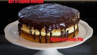 DIY E-Liquid Recipe:  Boston Cream Pie